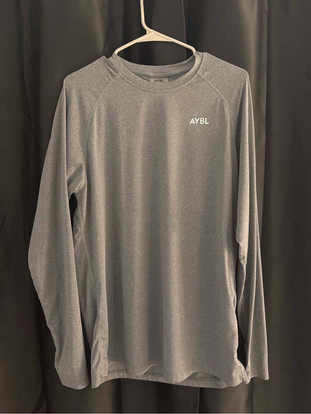 AYBL Men's Long-Sleeve Athletic Top - Charcoal Gray